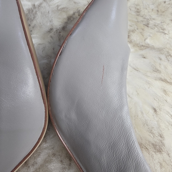 Elegant Sam Edelman Gray Women's Pumps - Picture 6 of 9